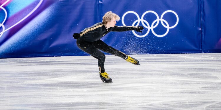 Ilia Malinin at the 2026 Winter Olympics practice, 2026