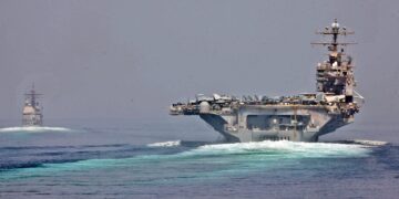 Flickr - Official U.S. Navy Imagery - U.S. Navy ships transit the Strait of Hormuz.
